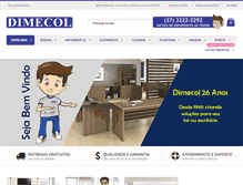 Tablet Screenshot of dimecol.com.br